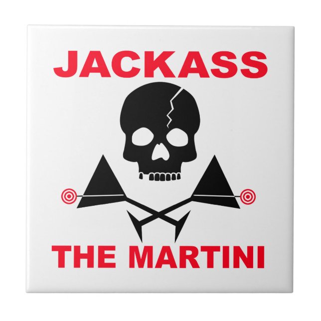 Jackass, The Martini Coaster Tile (Front)