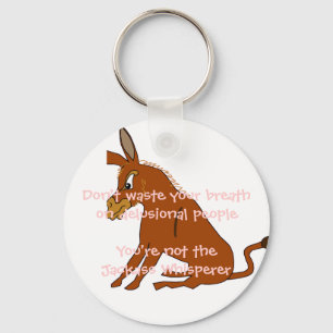 Jackass Whisperer Key Ring