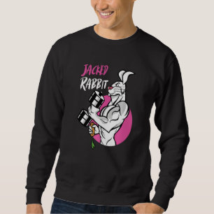 Jacked Rabbit Gym Rabbit Jumpy Rabbits Premium Sweatshirt
