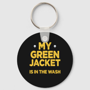 Jacket Green In The Wash Master Golf Golfer Player Key Ring