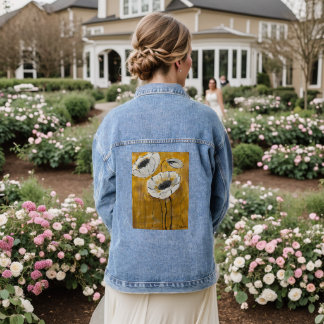 Jacket with flowers Art