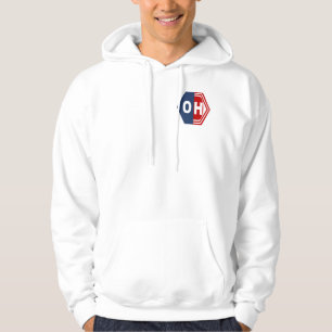 JACKET WITH WHITE HOOD SIGNAL DESIGN OHIO SPORT HOODIE