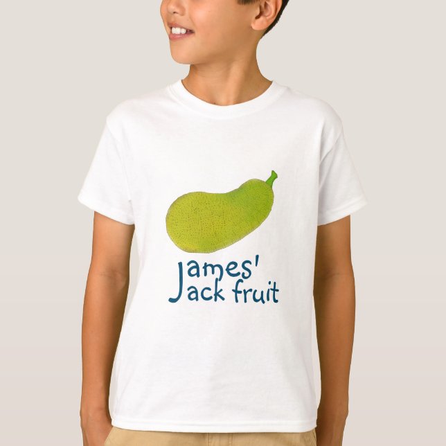 Jackfruit Journey: Fun clothing for J-named T-Shirt (Front)