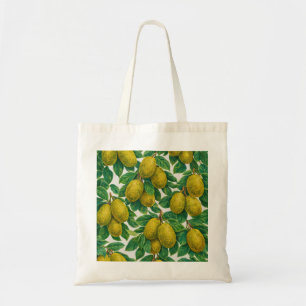 Jackfruit Tropical Botanical Pattern Tote Bag