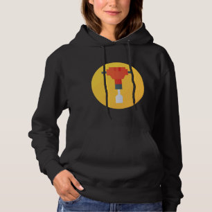 Jackhammer Air Hammer Pneumatic Drill Construction Hoodie