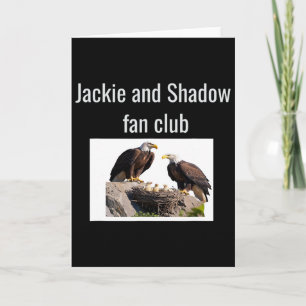Jackie And Shadow Fan Club Eagles _1 Card