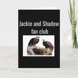 Jackie And Shadow Fan Club Eagles  Card
