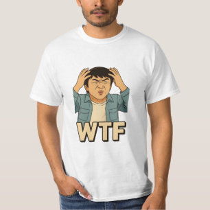 Jackie Chan WTF Meme  – Ghibli Art Style T-Shirt