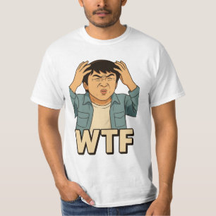 Jackie Chan WTF Meme T-Shirt – Ghibli Art Style 