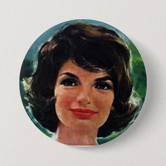 Jackie Kennedy 7.5 Cm Round Badge (Front)
