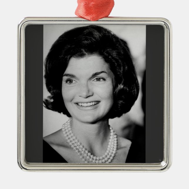 Jackie Kennedy Metal Tree Decoration (Front)