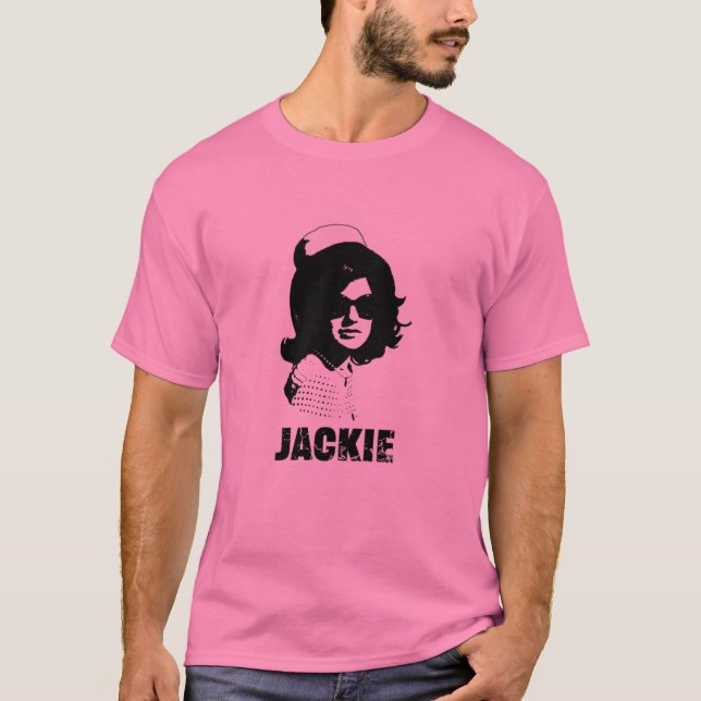 Jackie Kennedy Revolutionary Graphic Basic T-Shirt (Front)
