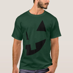 JackOLantern Pumpkin Face Print Halloween Matching T-Shirt
