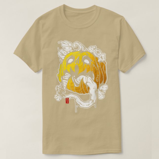 Jacko'lantern Pumpkin  T-Shirt (Design Front)