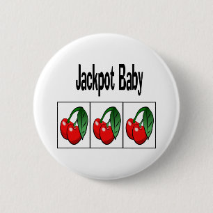 Jackpot Baby 6 Cm Round Badge