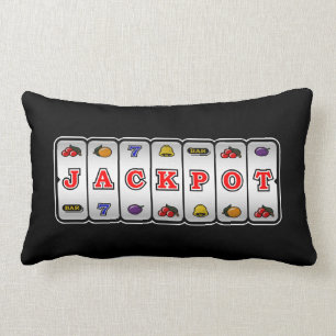 Jackpot Slot Machine Pillow (inverse)