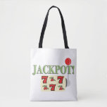 Jackpot Tote Bag<br><div class="desc">No need to roll the dice or place a bet,  this design is sure to bring the excitement of a great game directly on towels,  throw pillows and more!</div>