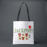 Jackpot Tote Bag<br><div class="desc">No need to roll the dice or place a bet, this design is sure to bring the excitement of a great game directly on towels, throw pillows and more!</div>