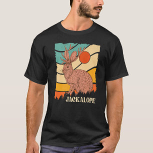 Jackrabbit Desert Mountain Cactus Sunshine Animal T-Shirt