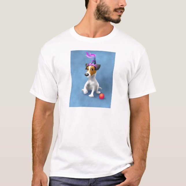 JackRussel Terrier birthday T-Shirt (Front)