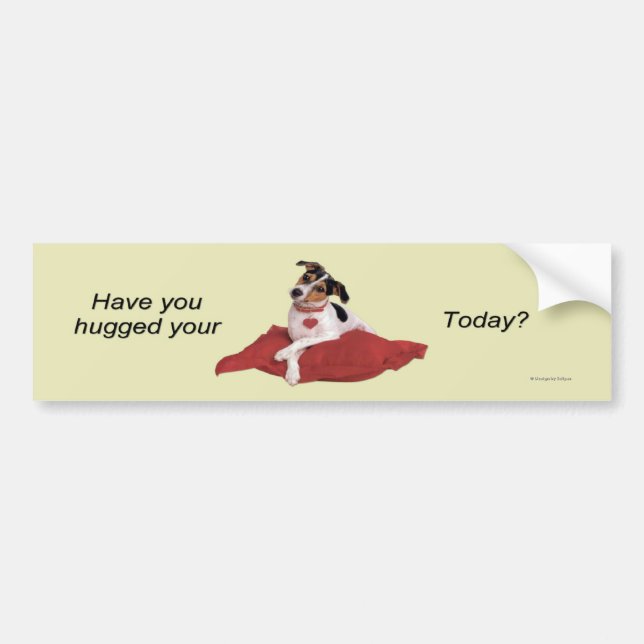 jackrussell_bumpersticker bumper sticker (Front)