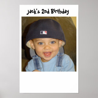 jacks 2nd birthday poster