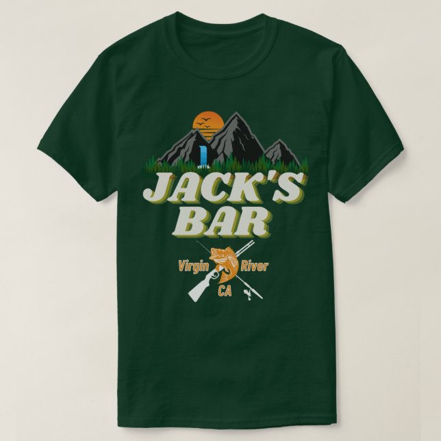Jacks Bar Virgin River T-Shirt (Design Front)