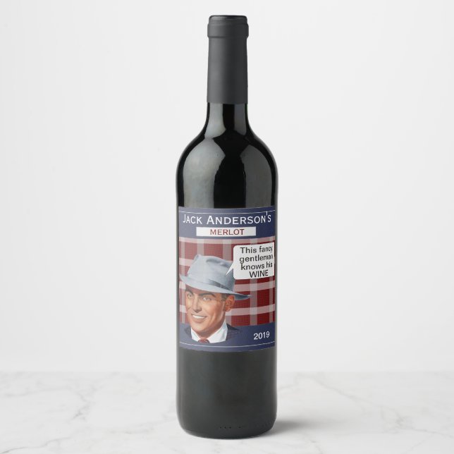 Jack's Fine Wine Label (Front)