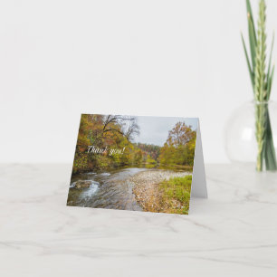 Jacks Fork Autumn Thank You Card