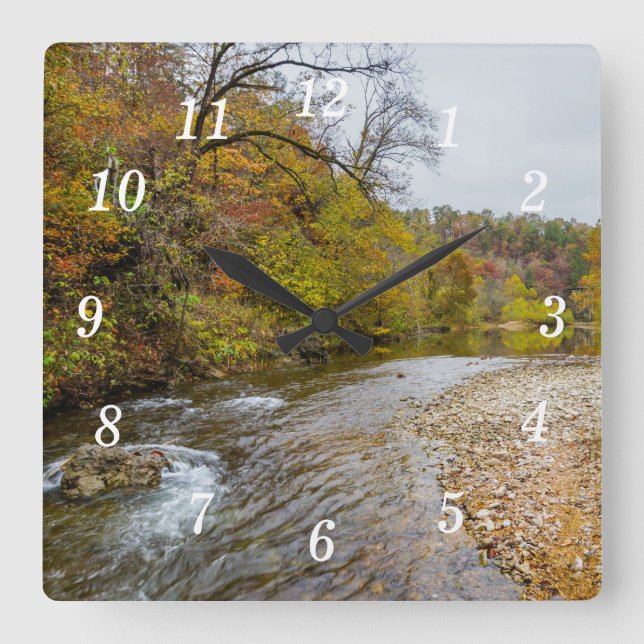 Jacks Fork Autumn Wall Clock (Front)