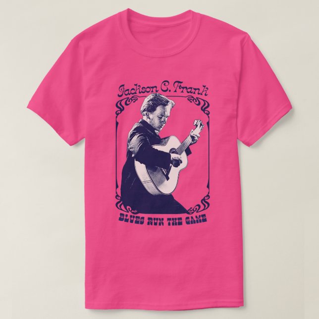Jackson C Frank Retro Fan Art T-Shirt (Design Front)