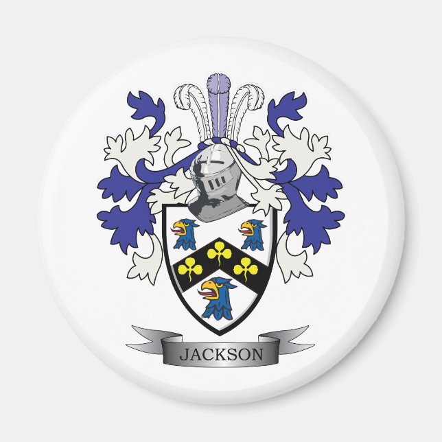 Jackson Coat of Arms Magnet (Front)