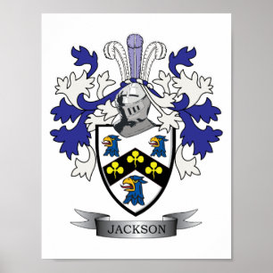 Jackson Coat of Arms Poster