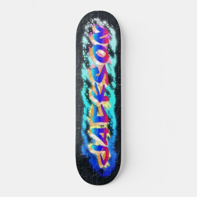 JACKSON Customised Graffiti Skateboard (Front)