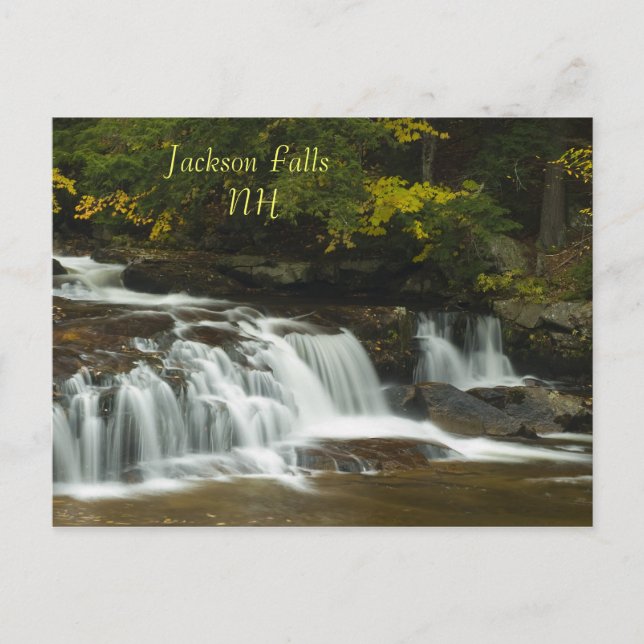Jackson Falls, NH   Postcard (Front)