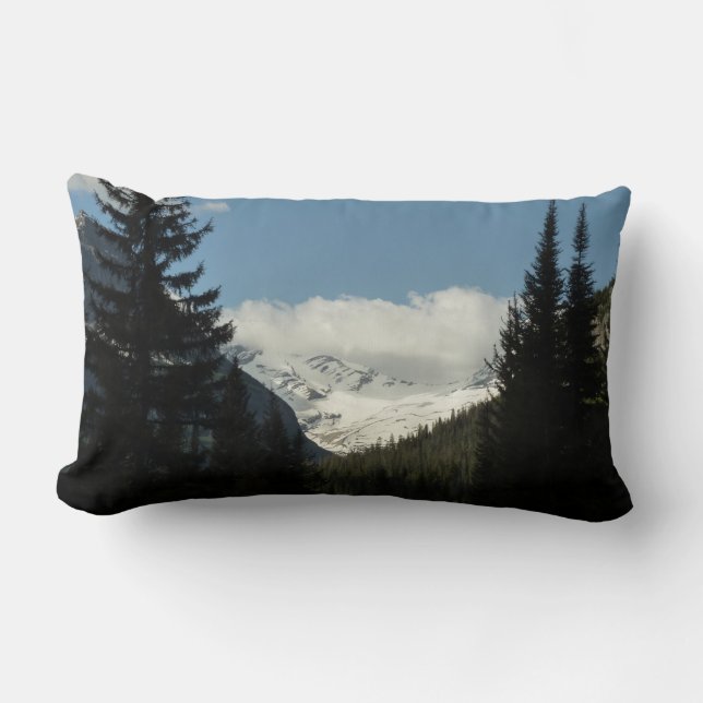 Jackson Glacier Overlook at Glacier National Park Lumbar Cushion (Front)