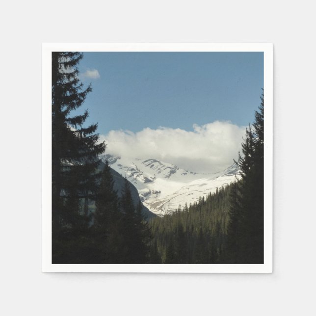 Jackson Glacier Overlook at Glacier National Park Napkin (Front)