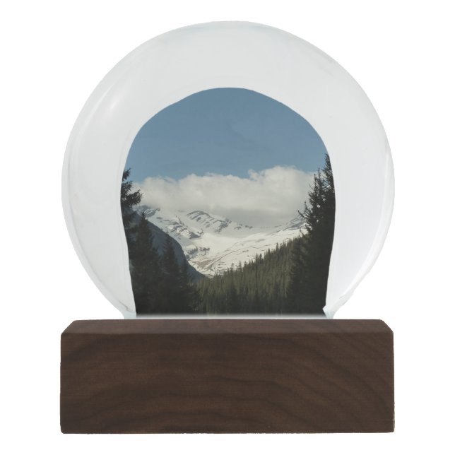 Jackson Glacier Overlook at Glacier National Park Snow Globe (Front)