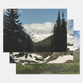 Jackson Glacier Overlook at Glacier National Park Wrapping Paper Sheet