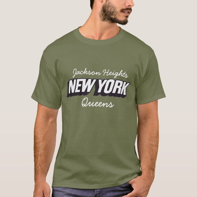 Jackson Heights Queens T-Shirt (Front)
