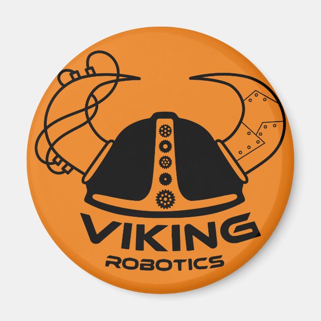 Jackson High School Viking Robotics Magnet (Front)
