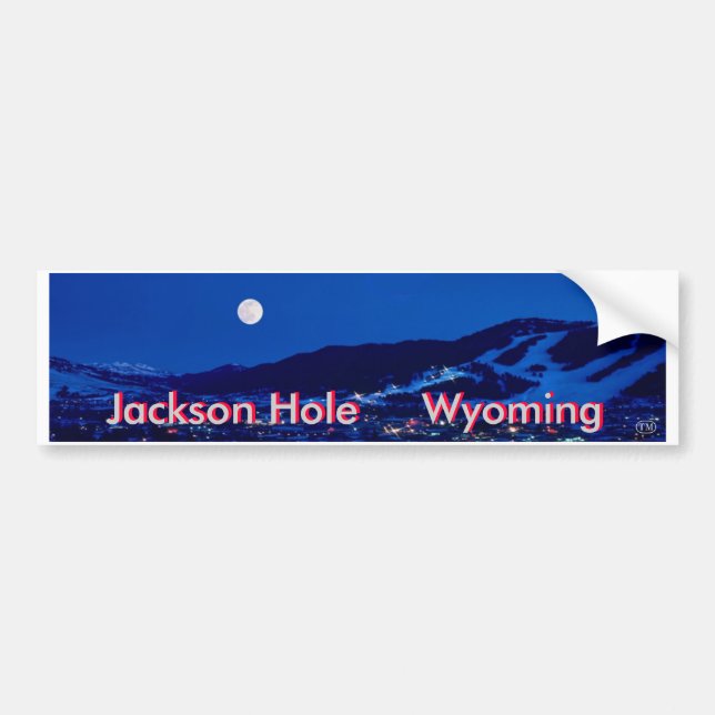 Jackson Hole 1 Bumper Sticker (Front)