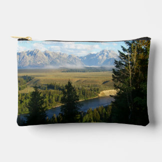 Jackson Hole Mountains and River Accessory Pouch