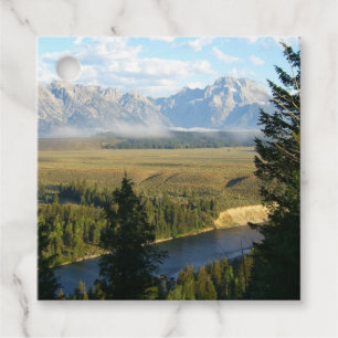 Jackson Hole Mountains and River Favour Tags