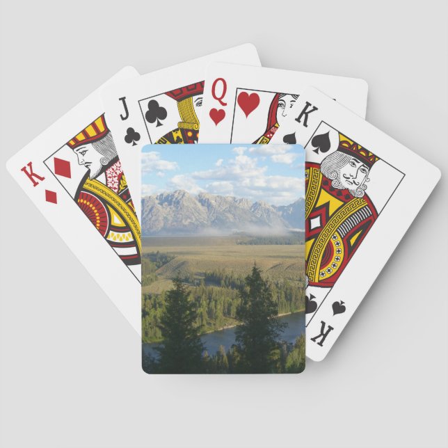 Jackson Hole Mountains and River Playing Cards (Back)