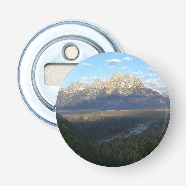 Jackson Hole Mountains (Grand Teton National Park) Bottle Opener (Front)