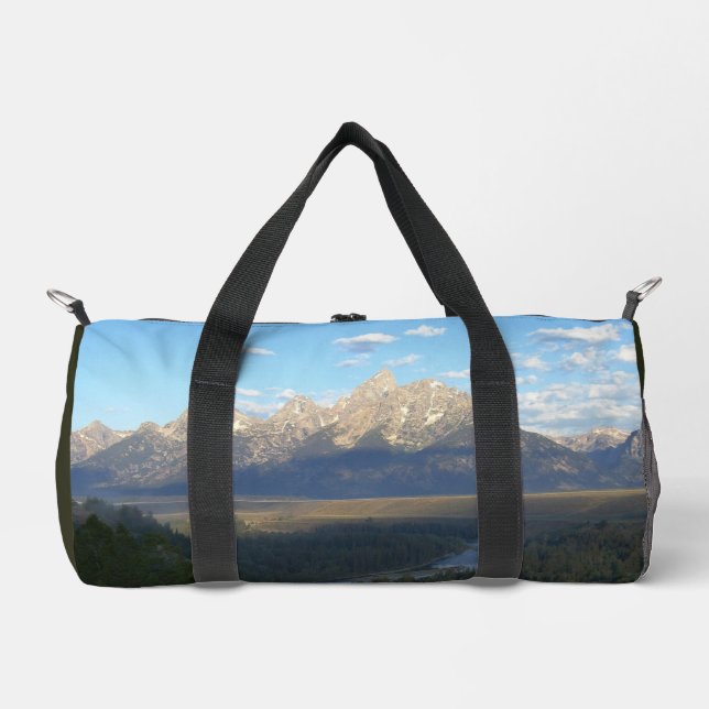 Jackson Hole Mountains (Grand Teton National Park) Duffle Bag (Front)