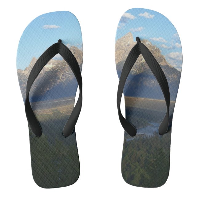 Jackson Hole Mountains (Grand Teton National Park) Jandals (Footbed)