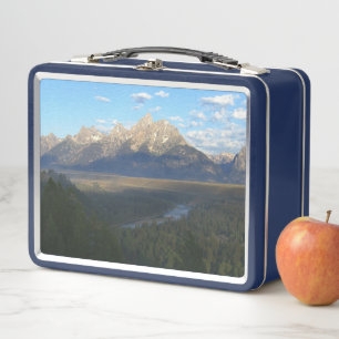 Jackson Hole Mountains (Grand Teton National Park) Metal Lunch Box