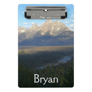 Jackson Hole Mountains (Grand Teton National Park) Mini Clipboard